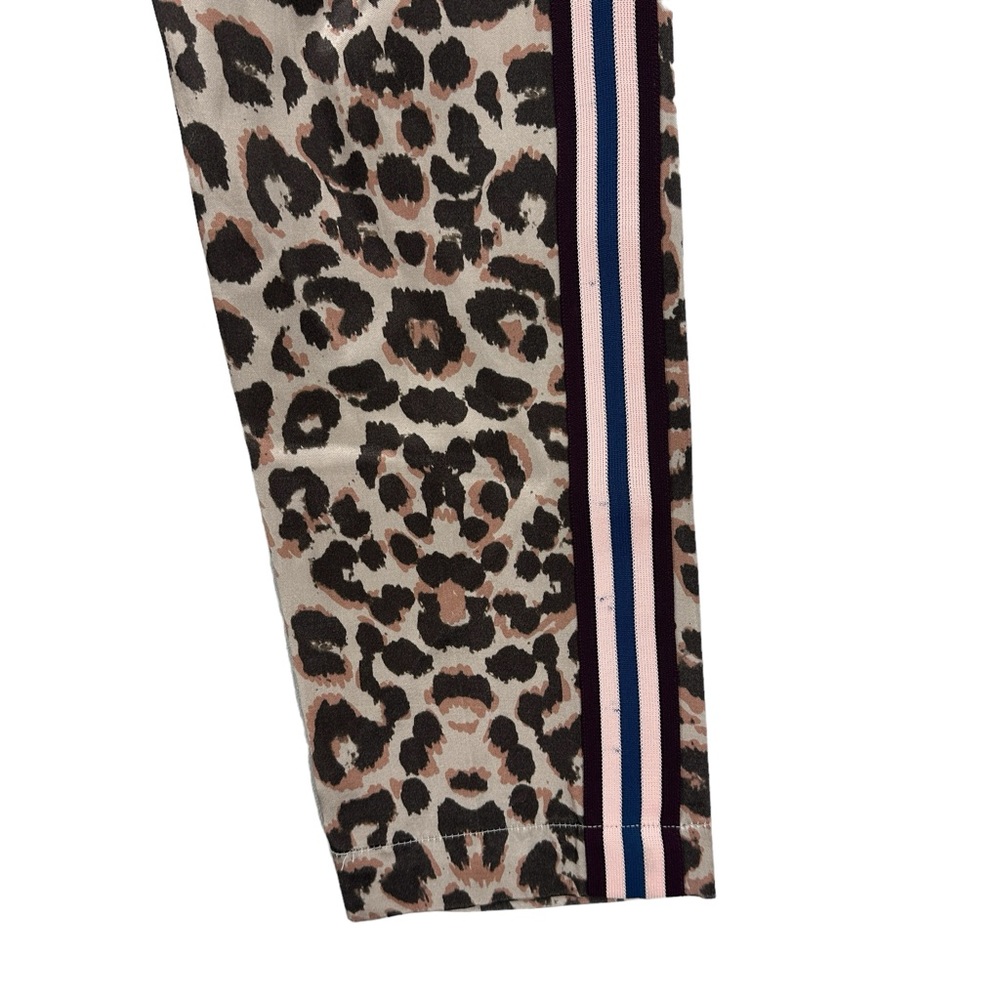MOTHER Leopard Print Ankle Pants with Stripes - Picture 5 of 9